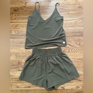 Vuori Villa shorts and cami set size XS